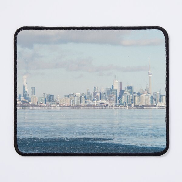 Item preview, Toronto Winter Skyline with Blue Ice designed and sold by Georgia Mizuleva.