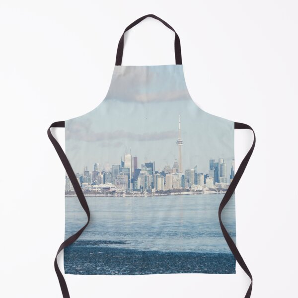 Item preview, Toronto Winter Skyline with Blue Ice designed and sold by Georgia Mizuleva.