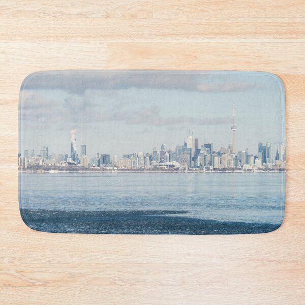 Item preview, Toronto Winter Skyline with Blue Ice designed and sold by Georgia Mizuleva.