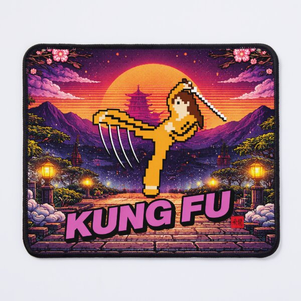 Item preview, Kill Bill 8 Bit Kung Fu Retro Tribute designed and sold by Fei Long Design Hub.