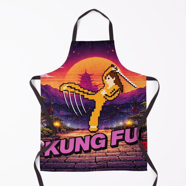 Item preview, Kill Bill 8 Bit Kung Fu Retro Tribute designed and sold by Fei Long Design Hub.