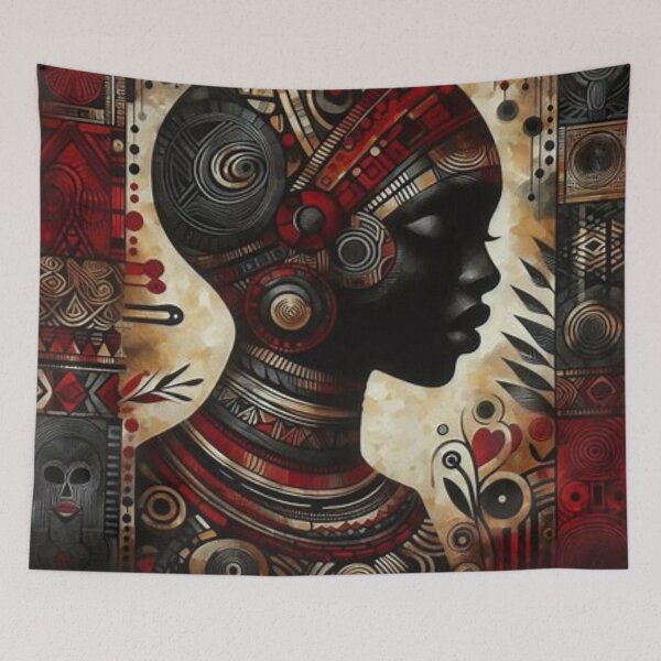 Item preview, Tribal Art Portrait  designed and sold by Shs-Kenya.