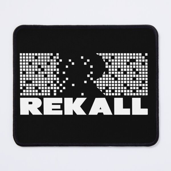 Item preview, REKALL: as featured in Total Recall - WHITE TEXT AND IMAGE designed and sold by WhiteShirtGuy.