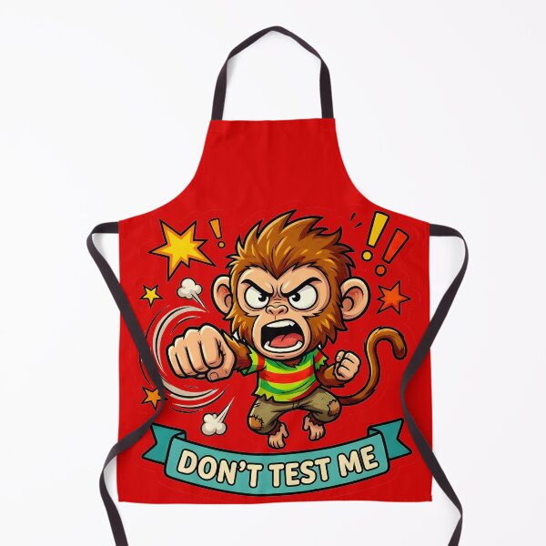 Item preview, Funny Angry Monkey "Don’t Test Me" designed and sold by AzmyStore.as .