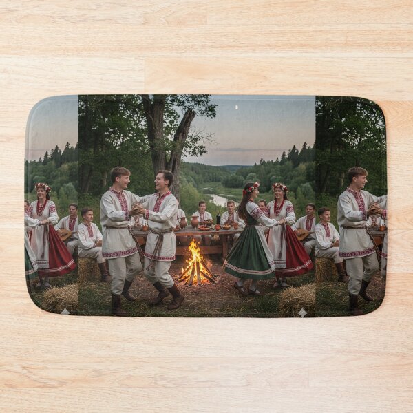 Item preview, Slavic of folk dancing and dress in nature designed and sold by Nalimkibard.