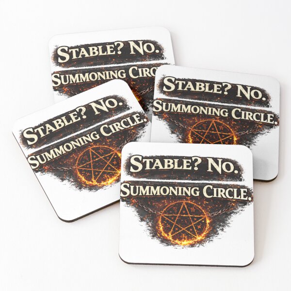 Item preview, Stable No Summoning Circle Funny Horse Shirt designed and sold by inkstablestudio.