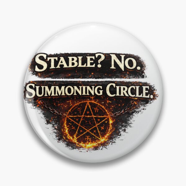 Item preview, Stable No Summoning Circle Funny Horse Shirt designed and sold by inkstablestudio.