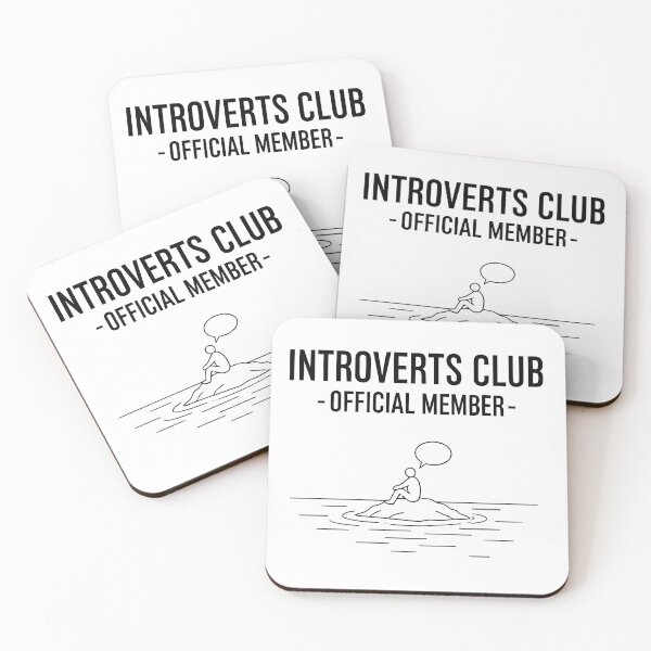 Item preview, Introverts Club designed and sold by Amir Faysal.