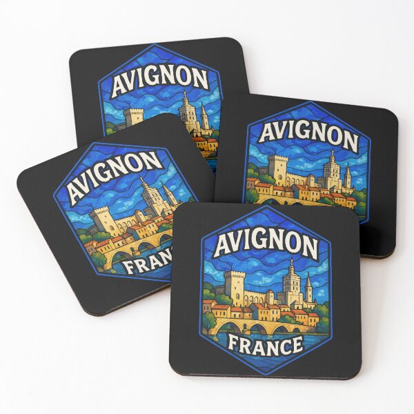 Item preview, Avignon France Stained Glass Travel designed and sold by TomFrontierArt.