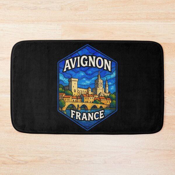 Item preview, Avignon France Stained Glass Travel designed and sold by TomFrontierArt.