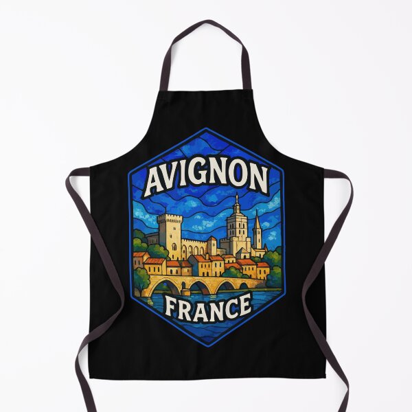 Item preview, Avignon France Stained Glass Travel designed and sold by TomFrontierArt.