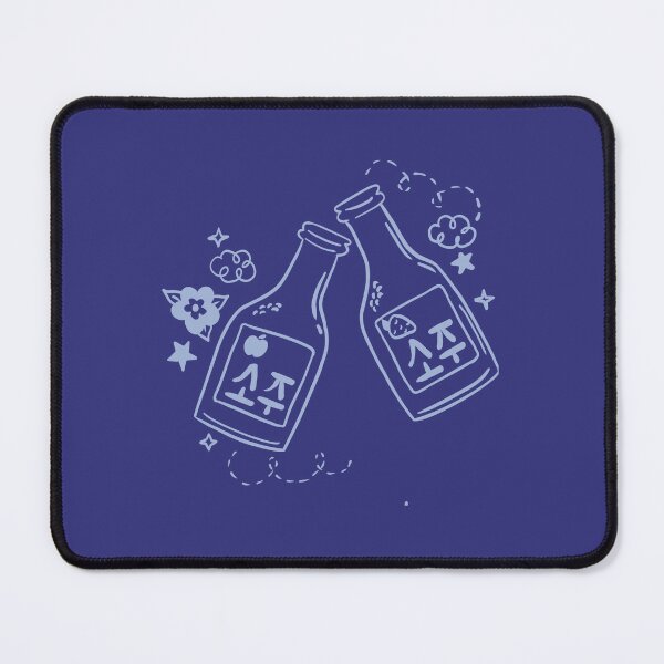 Item preview, Cute Soju Bottle Line Art designed and sold by DeuramaUnnie.
