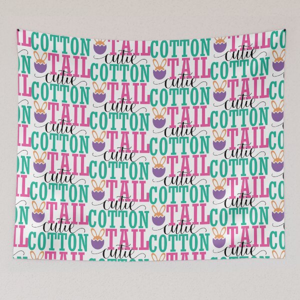 Item preview, Cotton Tail Cutie - Sweet Easter Bunny Spring Pastel Aesthetic designed and sold by FuzionRaptor.