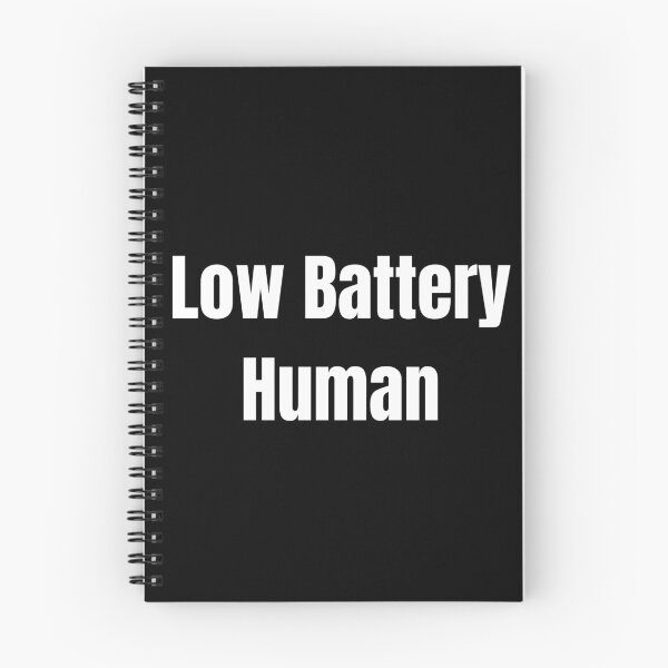 Item preview, Low Battery Human Funny Shirt - Meme Tee designed and sold by RYPEstuff.
