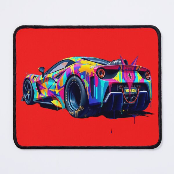 Item preview, Luxury Ferrari Street Art Aesthetic: Vibrant Supercar designed and sold by rgagliardi2017.