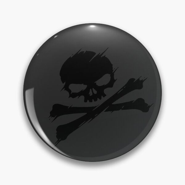 Item preview, Skull and Crossbones paint streak grey designed and sold by RedStormCloud.