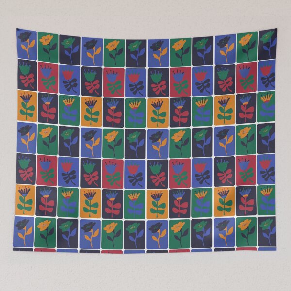 Item preview, Matisse Warhol Style Flowers designed and sold by SilverOutlining.
