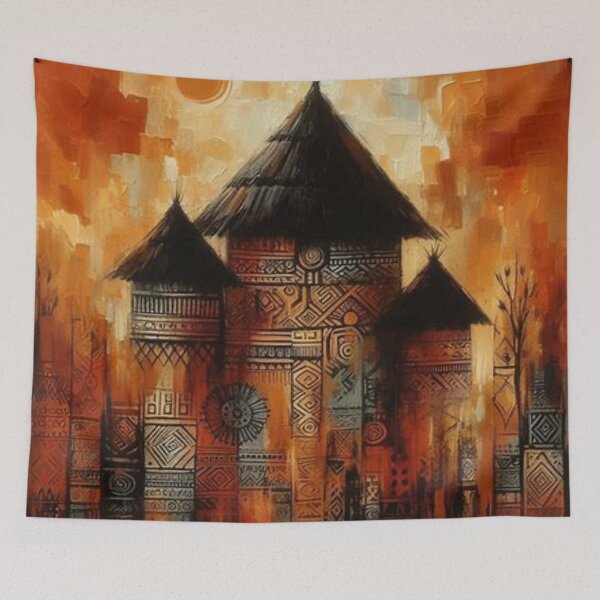 Item preview, Tribal Art Style Huts designed and sold by Shs-Kenya.