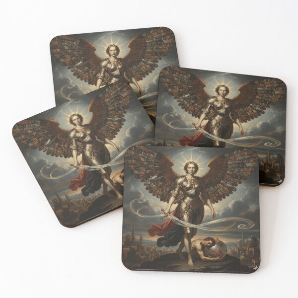 Item preview, Divine Archangel Ariel Warrior Angel designed and sold by GenesisArtis.