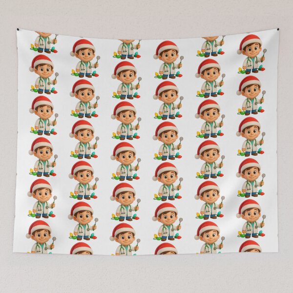 Item preview, Christmas Doctor Boy  designed and sold by Sillytoe.