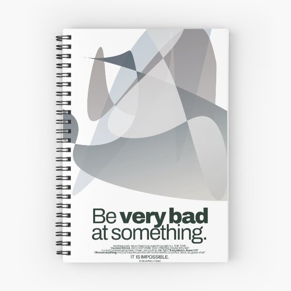 Item preview, BE VERY BAD AT SOMETHING poster designed and sold by astorebyana.