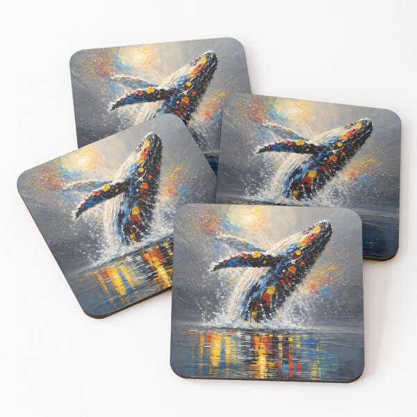 Item preview, Color Burst, Majestic Whale Rising from the Deep designed and sold by aminz4.