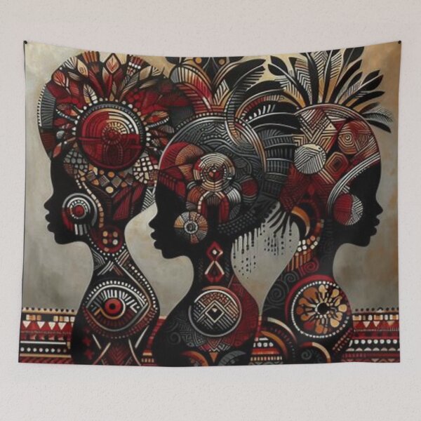 Item preview, Silohettes, Tribal Art Style  designed and sold by Shs-Kenya.
