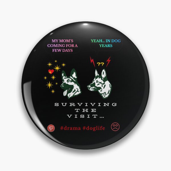 Item preview, German Shepherd Funny Comic – Dog Conversation Meme | #Drama #DogLife designed and sold by InkWaveX.