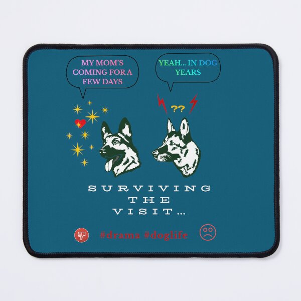 Item preview, German Shepherd Funny Comic – Dog Conversation Meme | #Drama #DogLife designed and sold by InkWaveX.