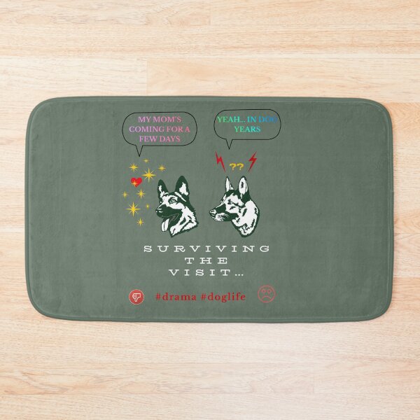 Item preview, German Shepherd Funny Comic – Dog Conversation Meme | #Drama #DogLife designed and sold by InkWaveX.