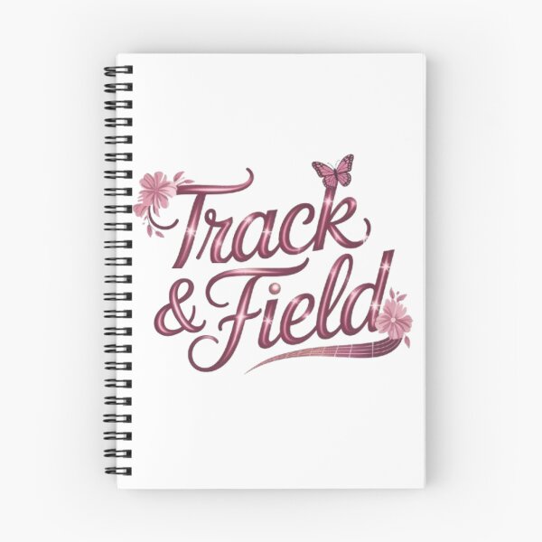 Item preview, Track and Field Sports Gradient Pink Text Design designed and sold by JediKittenWars.