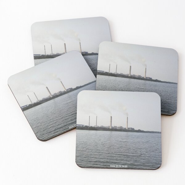 Item preview, A river side view with a Thermal station designed and sold by Crazyabc.