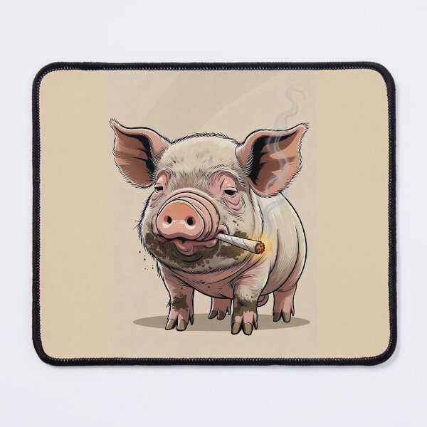 Item preview, Stoner pig designed and sold by OMNIPOTENTNECRO.