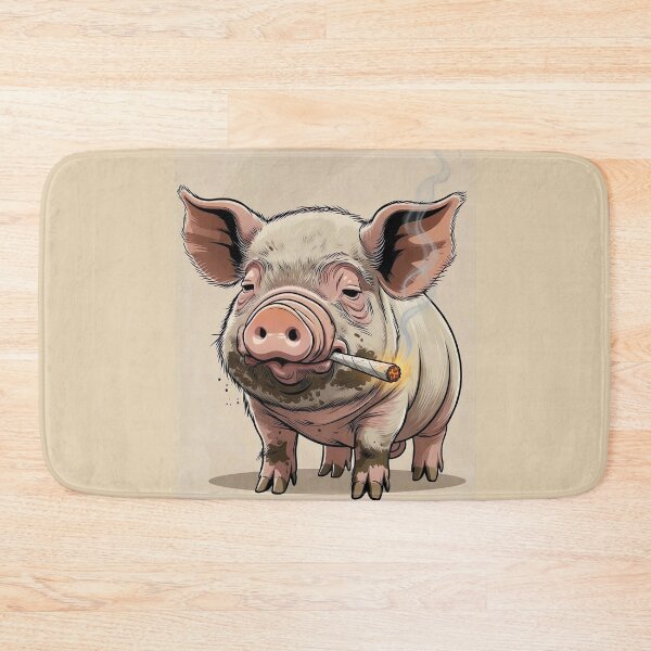 Item preview, Stoner pig designed and sold by OMNIPOTENTNECRO.