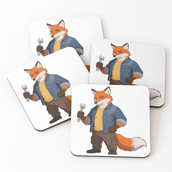 Item preview, Fixer Fox designed and sold by SynthRaccoon.