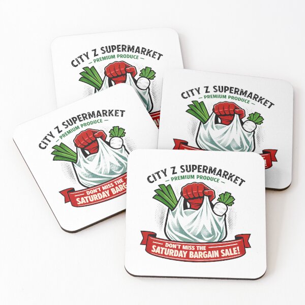 Item preview, City Z Supermarket Saturday Bargain Sale Graphic designed and sold by agearb.