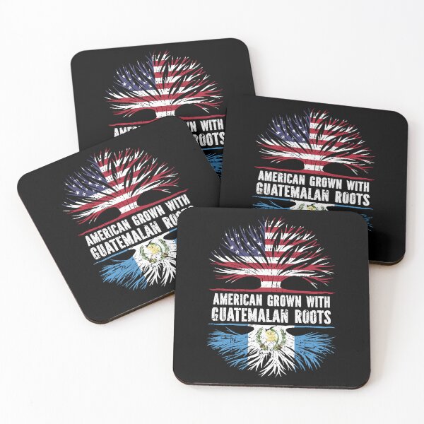 Item preview, American Grown with Guatemalan Roots  USA Flag designed and sold by CosmoKitsch.
