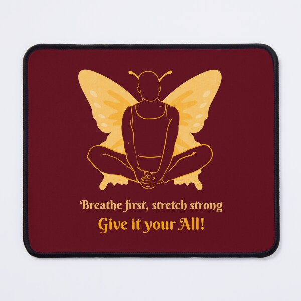 Item preview, Breathe First Stretch Strong Butterfly Yoga Pose – Soul Transformation Art designed and sold by WellspringXflow.