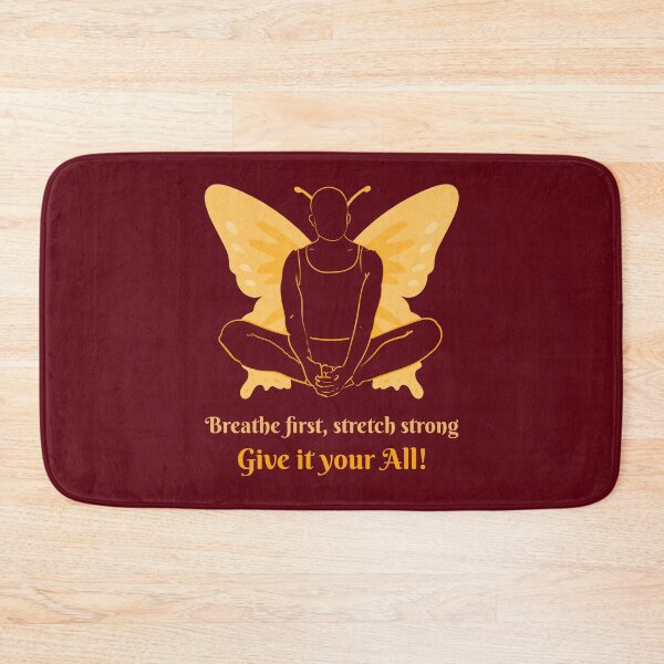 Item preview, Breathe First Stretch Strong Butterfly Yoga Pose – Soul Transformation Art designed and sold by WellspringXflow.
