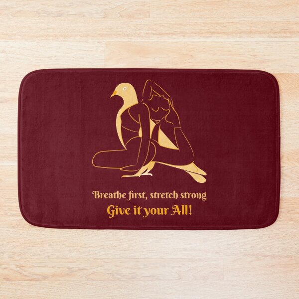 Item preview, Breathe First Stretch Strong Dove Yoga Pose – Divine Spirit Animal Art designed and sold by WellspringXflow.