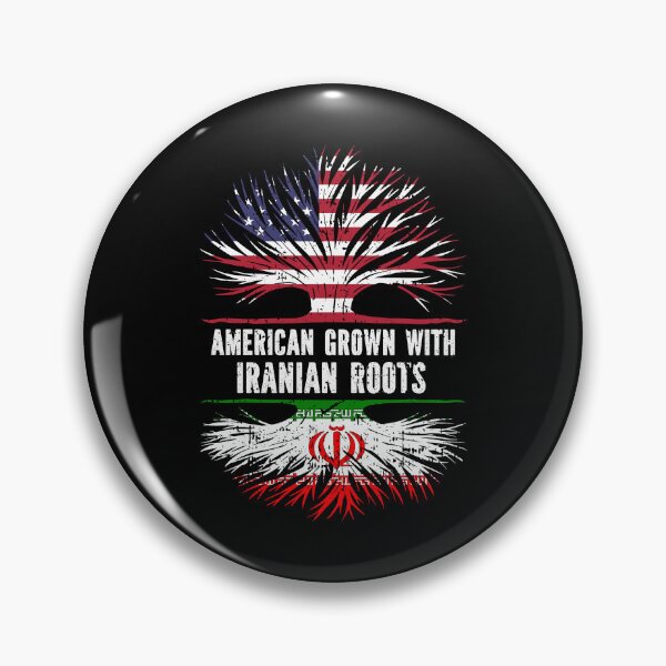 Item preview, American Grown with Iranian Roots USA Flag designed and sold by CosmoKitsch.