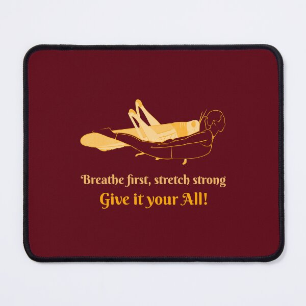 Item preview, Breathe First Stretch Strong Grasshopper Yoga Pose – Agile Spirit Animal Art designed and sold by WellspringXflow.
