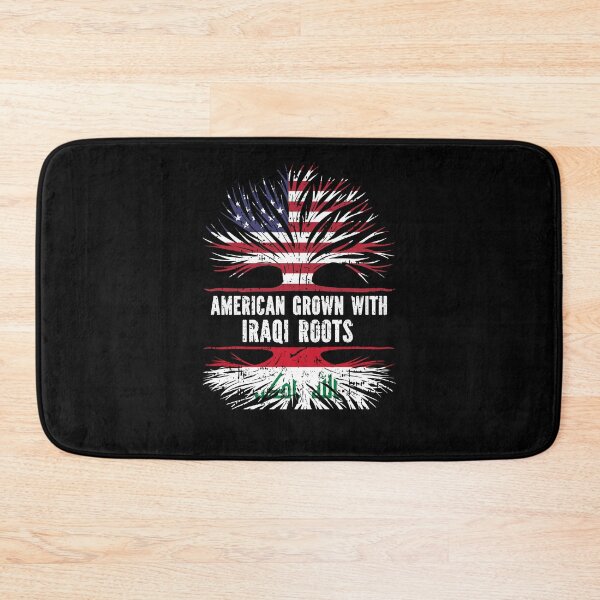 Item preview, American Grown with Iraqi Roots USA Flag designed and sold by CosmoKitsch.