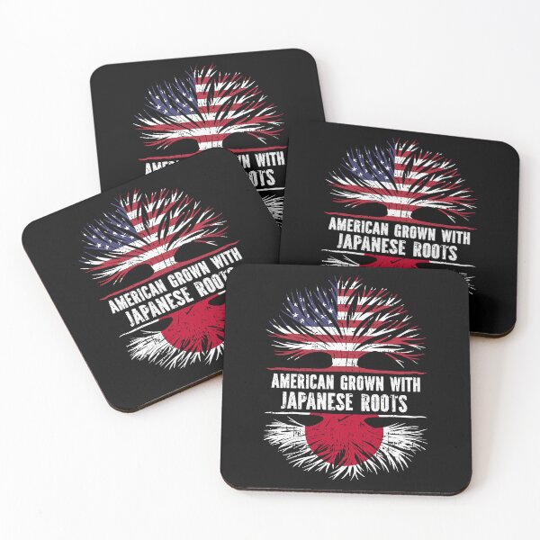 Item preview, American Grown with Japanese Roots USA Flag designed and sold by CosmoKitsch.