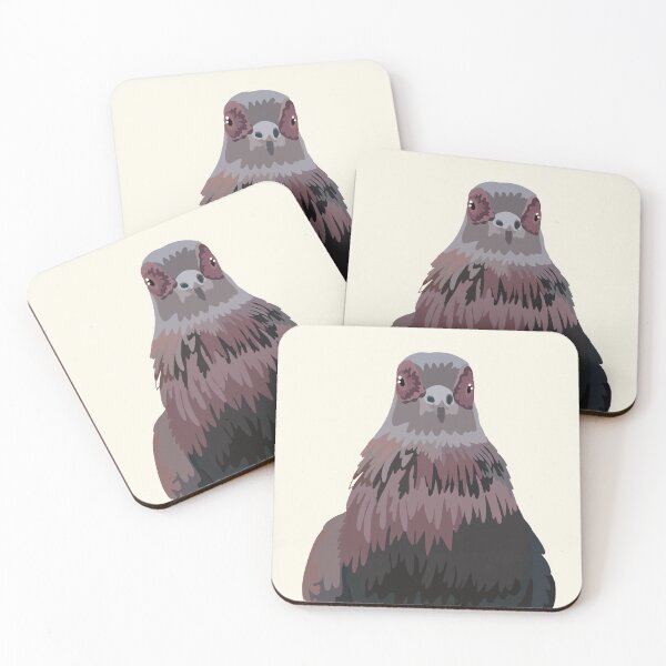 Item preview, Speckled Pigeon Illustration | African Rock Dove Bird Art | Wildlife Illustration | Unique Bird Lover Gift designed and sold by PrettylittlepastelUk.