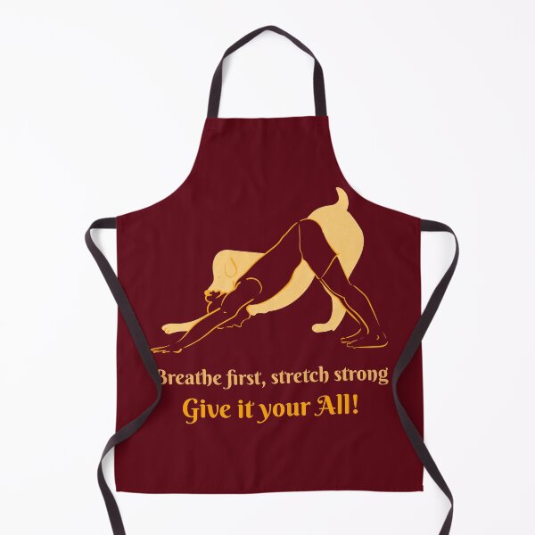 Item preview, Breathe First Stretch Strong Dog Yoga Pose – Faithful Spirit Animal Art designed and sold by WellspringXflow.