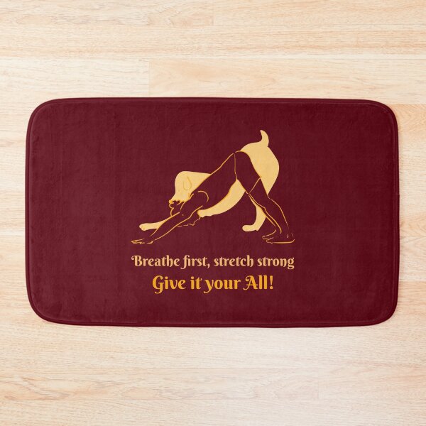 Item preview, Breathe First Stretch Strong Dog Yoga Pose – Faithful Spirit Animal Art designed and sold by WellspringXflow.