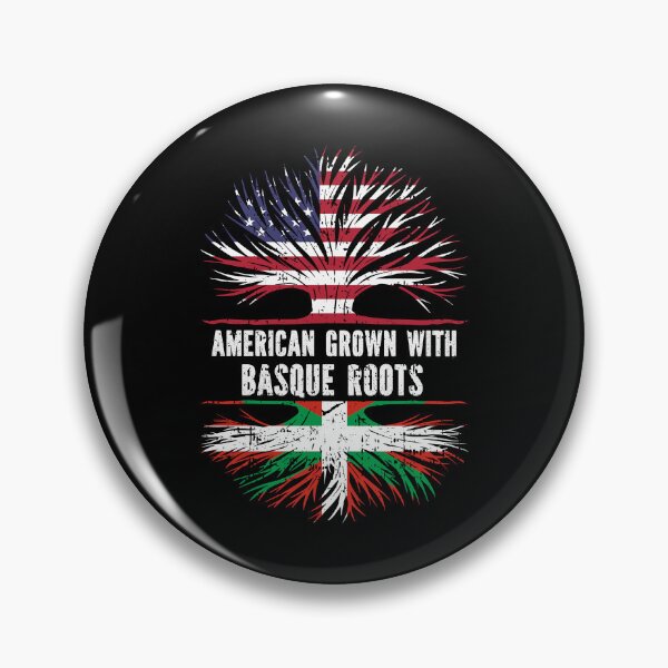 Item preview, American Grown with Basque Roots USA Flag designed and sold by CosmoKitsch.