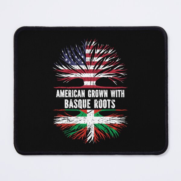 Item preview, American Grown with Basque Roots USA Flag designed and sold by CosmoKitsch.