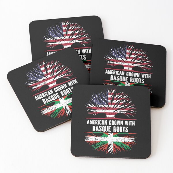 Item preview, American Grown with Basque Roots USA Flag designed and sold by CosmoKitsch.